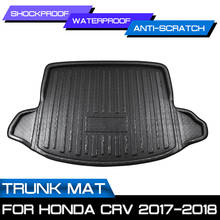 Tapete traseiro para carro, à prova d'água, bandeja antilama, forro de carga, para honda crv 2017 2018 2024 - compre barato