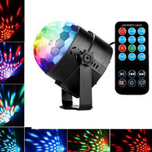 Luces de escenario LED RGB de 3W para DJ, Bola de discoteca, fiesta de Navidad con control remoto 2024 - compra barato