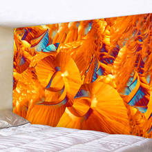 Psychedelic искусство Мандала Печатный полиэстер гобелен настенный для украшения дома гостиной спальни офиса 6 размеров 2024 - купить недорого