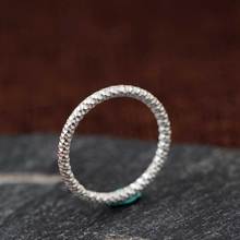 FNJ-anillo sencillo de plata 925 para mujer, joyería 100% Original, anillos de plata esterlina S925, niño y niña 2024 - compra barato