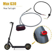 Luz trasera LED para patinete eléctrico, lámpara de advertencia para Ninebot MAX G30 2024 - compra barato