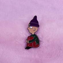 Robin Radiohead enamel pin cute cartoon brooch funny vintage music jewelry 2024 - buy cheap