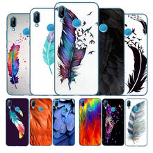 Feather Color Phone case For Huawei P9 P10 P20 P30 P40 Psmart Lite Plus Pro Y9 Y6 Y7 2017 2018 Nova 3 3i Cover 2024 - buy cheap