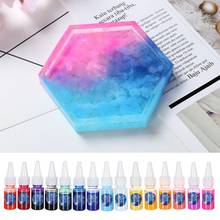 10ml Snow Flour Dyeing Fine Rendering Diffusion DIY Crystal Epoxy Mold Art Dye Pigment 2024 - buy cheap