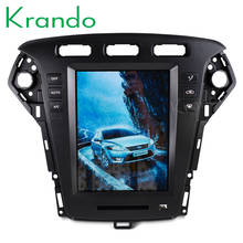 Krando Android 8.1 10.4" verticial screen car dvd player for Ford Mondeo/S-Max 2011-2013 GPS entertainment system radio 2024 - buy cheap