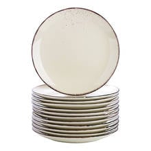 Набор посуды Vancasso Navia-C из 4/8/12 керамической керамики, набор тарелок 10,75 дюйма с винтажным видом, салат/фрукты/закуски, столовые приборы 2024 - купить недорого