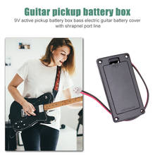 9V Guitar Pickup Battery Box with Cable Contacts Parts Battery Holder Case Cover Lightweight Portable Music Elements 2024 - buy cheap