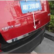 Moldura de la cubierta inferior de la puerta trasera del portón trasero, moldura de acero inoxidable, accesorios de coche para Chevrolet TRAX 2014-2018 2024 - compra barato