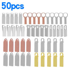 50pcs/lot Waterproof metal USB2.0 Flash Drive 128GB 64GB 32GB 16GB 8GB 4GB Pen Drive Flash  Flash Drive memory stick custom logo 2024 - buy cheap