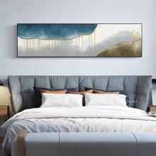 Abstract Golden Sun Canvas Painting Landscape Wall Pictures Big Posters Fashion Tableaux Living Room Nordic Wall Art 2024 - buy cheap