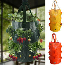 Strawberry Planting Bag Creative Multi-mouth Container Bag Grow Planter Pouch Root Plant Growing Pot Bag Side Home Garden Tool 2024 - buy cheap