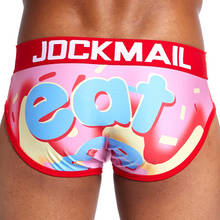 JOCKMAIL Brand Sexy Men Underwear Briefs Classic plaid print calzoncillos hombre slips calcinha Cueca Gay Underwear Male Panties 2024 - buy cheap