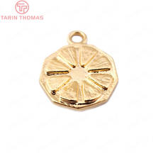 (33554)10PCS 13*10MM 24K Gold Color Brass Lemon Fruit Charms Pendants High Quality Diy Jewelry Findings Accessories wholesale 2024 - buy cheap