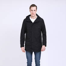 Talifgola jaqueta camuflada masculina, casaco comprido casual de alta qualidade com capuz para homens, primavera 2020 2024 - compre barato