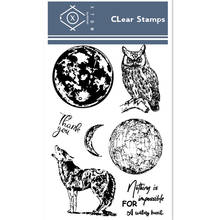 Hot sale Dark forest Transparent Clear Stamps / Silicone Seals Roller Stamp for DIY scrapbooking photo album/Card Making 2024 - buy cheap