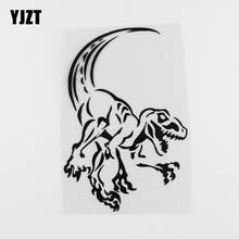 Yjzt 11.4cmx16.8cm etiqueta do carro velociraptor pré-histórico dinossauro vinil decalque impermeável preto/prata 8a-0070 2024 - compre barato