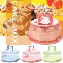 Cupcake Container Cake Storage Box Plastic Round Handheld Wedding Kitchen Tool Portable Durable Cake Box Sealing Bar 2024 - buy cheap