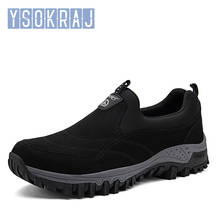 YSOKRAJ New Outdoor Men Hiking Shoes Breathable Waterproof Male Trekking Sneakers Quality Slip Resistant Climbing Footwear 37~46 2024 - buy cheap