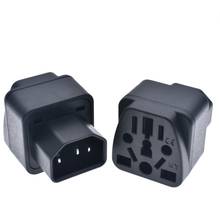 Universal Travel Adaptor Plug PDU/UPS Server IEC320-C14 AC Power Adaptor Plug Socket Converter 10A 250V* 2024 - buy cheap
