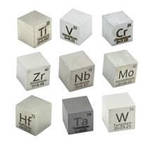 Cubo de elemento de 10mm V Nb Ta Mo Cr, tungsteno, titanio, circonio, Hafnium 99.95% 2024 - compra barato