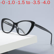 Mincl/tr90 óculos de miopia com armação preta, óculos fotocrômicos retrô para homens e mulheres, óculos para míopes, prescritos 2024 - compre barato