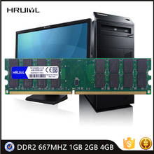 HRUIYL escritorio RAM DDR2 PC2-5300U CL6 240 Pin 1,8 V nueva Compatible con Intel AMD computadora 667MHZ 1GB 2GB 4GB mucho DDR DIMM 2 2024 - compra barato