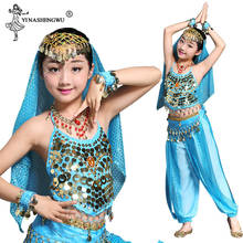 Kids Belly Dance Costumes Set Oriental Dance Girls Belly Dancing India Belly Dance Clothes Bellydance Child Kids Indian Clothes 2024 - buy cheap