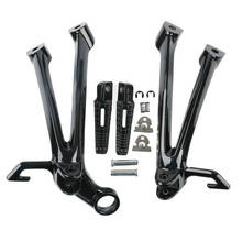 Комплект черных колышек для пассажирских ножек и подножек для Suzuki GSXR 600 750 08-10 09 2024 - купить недорого