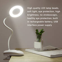 LED USB Flexible Desk Lamp Clip Folding Bedroom Bedside Read Study Light Eye Protection Table Lamp 2024 - buy cheap