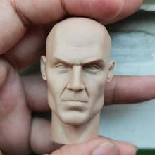 Blank 1/6 Scale The Game Version Hitman Code 47 Head Sculpt Unpainted Fit 12" Figure 2024 - buy cheap