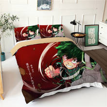 Bedding Set Japan Anime My Hero Academia 3D Printed Duvet Covers Pillowcases Comforter Quilt Cover Soft Bedclothes Bed Linen 05 2024 - buy cheap