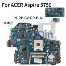 Placa base para portátil ACER Aspire 5750, 5750G, 5755, 5755G, NV57, LA-6901P, N12P-GV-OP-B-A1, HM65, DDR3 2024 - compra barato