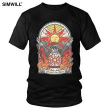 Classic Dark Souls Praise The Sun T-shirt Men Cotton Artorias of the Abyss Solaire of Astora Tee Short Sleeve Game Fans T Shirt 2024 - buy cheap