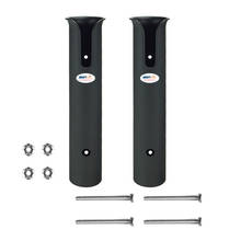 2x Plastic Wall-Mounted Rod Holder 2 Tube Fishing Pod Rack for Marine Pontoon 2024 - buy cheap