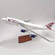 47CM 1:150 British Airways Airplane 747 B747-400 UK Airline Model Toys static Die-cast Plane Airliner Adult Collection Gifts 2024 - buy cheap