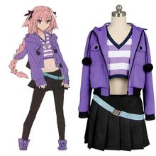 Fate Grand Order FGO Apocrypha Cosplay Costume FA Rider Astolfo Cosplay Costume Casual Suit Coat Halloween Carnival Costume 2024 - buy cheap
