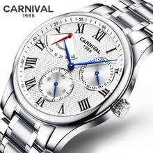 Carnival Fashion Mechanical Watch For Men Luxury Energy Display Automatic Wristwatch Waterproof Military Clock Relogio Masculino 2022 - buy cheap