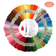 50/100/150 Colors Cross Stitch Floss Cotton Sewing Skeins Embroidery Thread Floss Skein Kit DIY Sewing Tool Set For Women Gift 2024 - buy cheap