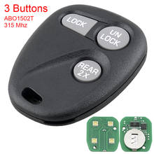 315Mhz 3 Button Car Remote Keyless Entry Key Fob FCC ABO1502T Auto Car Key Replacement Fit for Chevrolet Tahoe 2024 - buy cheap