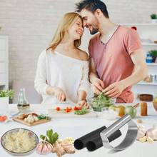 Type 3 Stainless Steel Garlic Crusher Kitchen Cooking Vegetables Ginger Press Masher Hand Push Ginger Meat Kitchen Tools 2024 - buy cheap