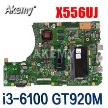 Amazoon X556UJ i3-6100 CPU GT920M 2GB N16V-GM-B1 4GB RAM placa madre Rev 2,0 para For Asus X556UJ X556UV placa base de computadora portátil prueba ok 2024 - compra barato