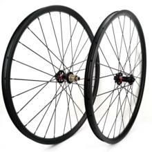 29er MTB XC ruedas de carbono bicicleta 27mm de ancho 23mm de profundidad sin gancho montaña juego de ruedas de carbono con novatec 791/792-B12 ejes 2024 - compra barato