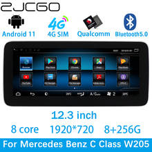 ZJCGO-REPRODUCTOR Multimedia para coche, sistema de navegación de Radio, DVD, GPS, estéreo, Android, para Mercedes Benz Clase C, W205, S205, C205, A205 2024 - compra barato