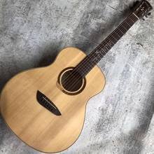 Gopher CA80 мини 6 струн Акустическая гитара, 36 дюймов Твердая ель верхняя Акустическая гитара, daddario EXP16 струны, бесплатная доставка 2024 - купить недорого