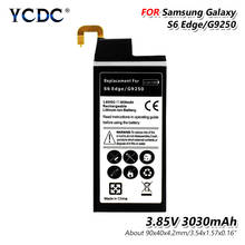 For Samsung Battery Galaxy S6 3.85V 3030mAh S6 Edge G9250 G925F G925FQ G925L G925K G925S G925A G925T G925P G925V + Repair Tool 2024 - buy cheap