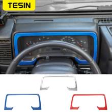 TESIN Car Interior Instrument Dashboard Panel Decoration Cover Stickers for Jeep Wrangler TJ 1997-2006 ABS Accessories Styling 2024 - buy cheap