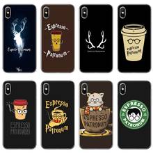 Espresso Patronum Accessories Phone Case For iPhone 11 Pro XS Max XR X 8 7 6 6S Plus 5 5S SE 4S 4 iPod Touch 5 6 2024 - купить недорого