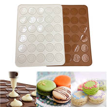 1Pcs Silicone Macaron Pastry Oven Baking Mould Sheet 30-Cavity DIY Mold Baking Mat Baking Pad For kitchen baking accessories 2024 - buy cheap