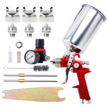 1.4mm 1.7 2.5mm Nozzle HVLP Air Feed Spray Gun Kit Car Paint Primer Clearcoat US 2024 - buy cheap