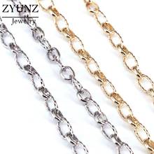 3 Meters, Punk Choker Necklace Chain Chunky Chains Rolo Cable Textured Fit for Jewelry Making DIY Supplies 2024 - buy cheap